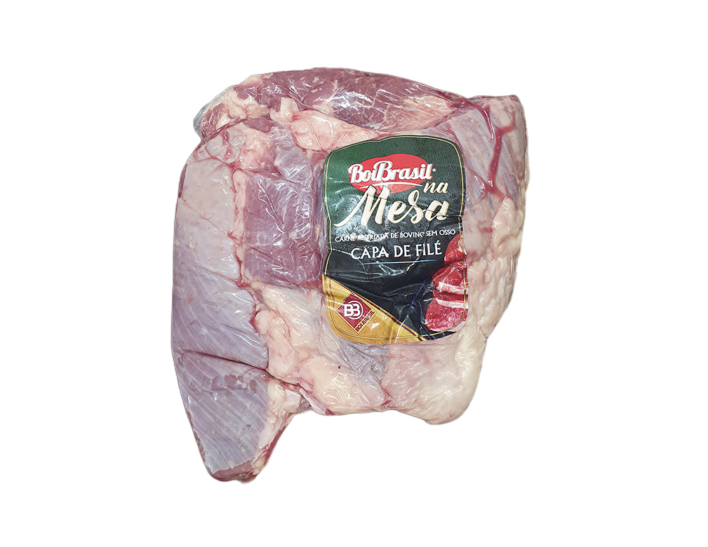 CAPA DE FILÉ BOVINA RESFRIADA BOI BRASIL NA MESA 1,5 KG (CX 26 KG)